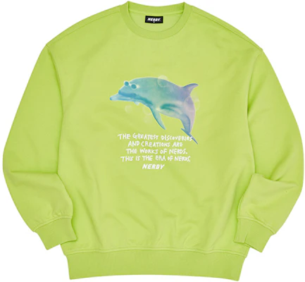 宅男烏托邦灰綠色寬鬆版圓領衛衣 男女適穿 PNES22KC1324 Buy 宅男烏托邦灰綠色寬鬆版圓領衛衣 男女適穿 PNES22KC1324