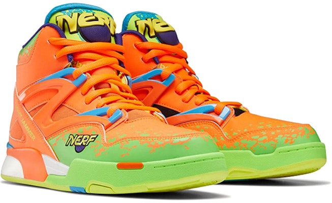 NERF x Reebok Pump Omni Zone 2 'Light Jammer' Sneakers GY8068 Lookbook NERF x Reebok Pump Omni Zone 2 'Light Jammer' Sneakers GY8068
