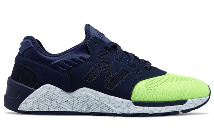 Order New Balance 009 Navy Lime Lelaki Kasual ML009DME