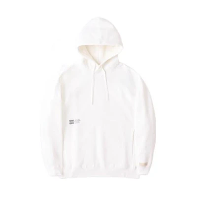 New Balance 1000 R FW22 White Solid Color Drawstring Hoodie AMT25021-SST