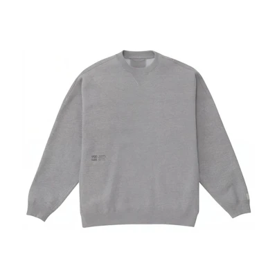 New Balance 1000 Series FW23 Oversized Retro Stitch Crewneck Sweatshirt Grey Men AMT35100-AG