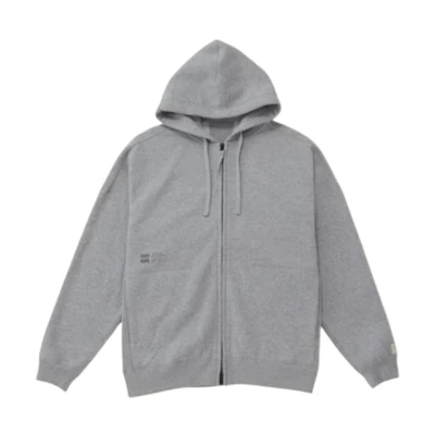 New Balance 1000 Series FW23 Oversized Zip Hoodie Gray AMJ35101-AG
