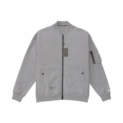 New Balance 1000 Series FW23 Vintage Flight Jacket with Pocket Zipper Grey Men AMJ35102-AG