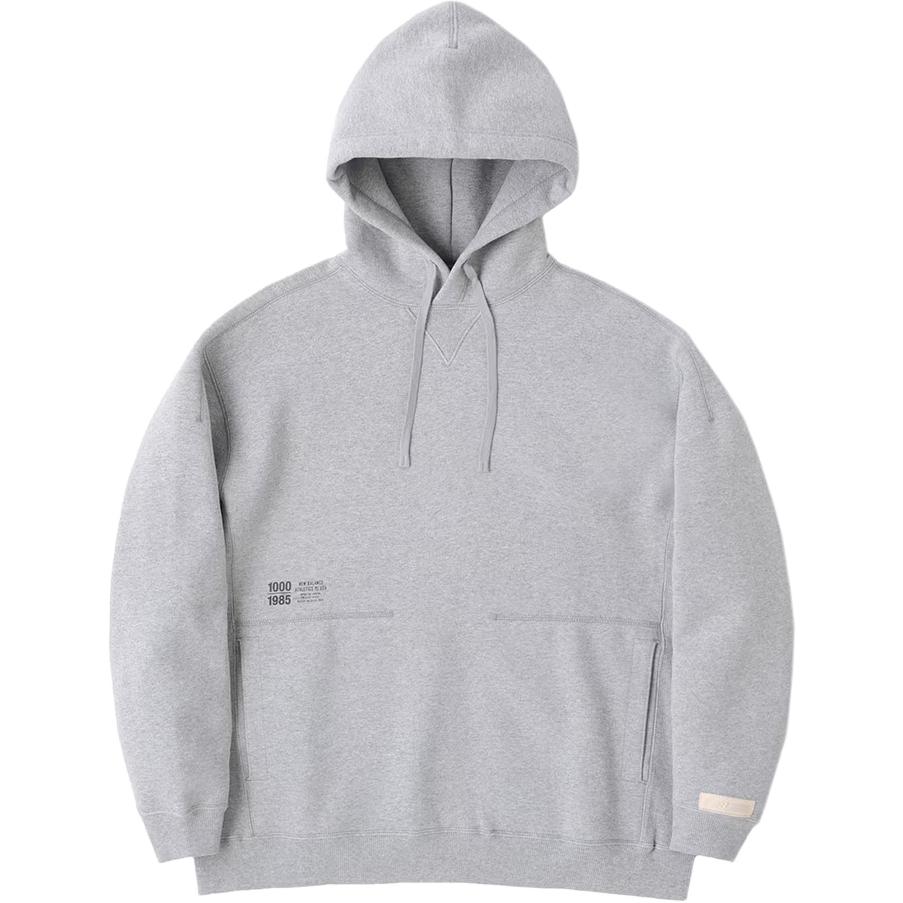 New Balance 1000 Sweat Logo Hoodie Gray AMT25022-HGR