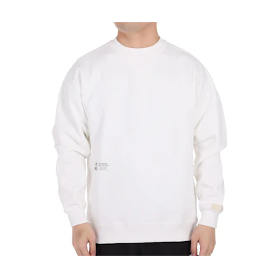 New Balance 1000R FW22 Retro Logo Pullover Sweatshirt White Casual AMT25019-SST
