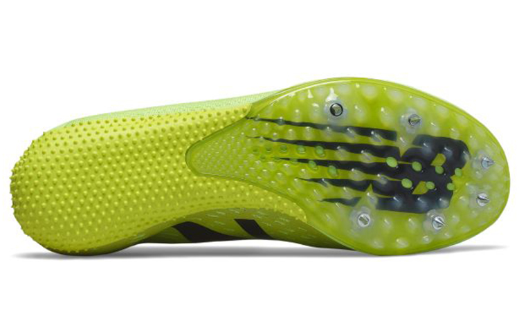 Shop New Balance NB 100 v3 竞速釘鞋 緩震 田徑專業 防滑 中筒 跑步鞋 男款 黃