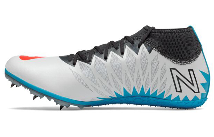 Buy 新百倫 NB 100 v2 田徑專用釘鞋 緩震 防滑 中幫 男款 跑步鞋 白黑藍