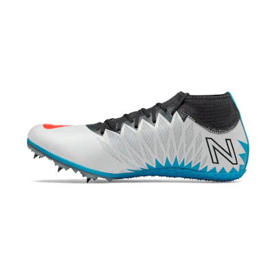 NB 100 v2 Track Spike 'White Black Blue'