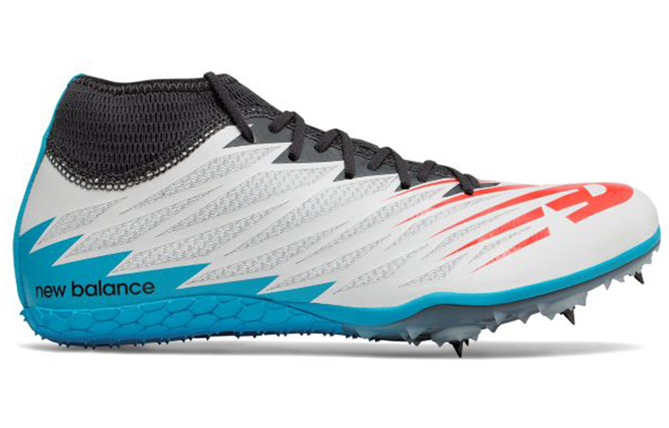 Order 新百倫 NB 100 v2 田徑專用釘鞋 緩震 防滑 中幫 男款 跑步鞋 白黑藍