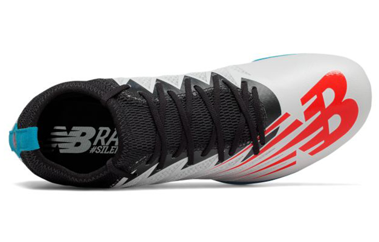 Lookbook 新百倫 NB 100 v2 田徑專用釘鞋 緩震 防滑 中幫 男款 跑步鞋 白黑藍