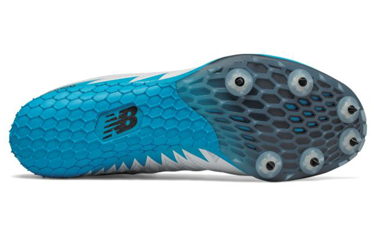 Shop New Balance 100 v2 Sprint Spike ''Weiß Schwarz Blau'' MSD100W2