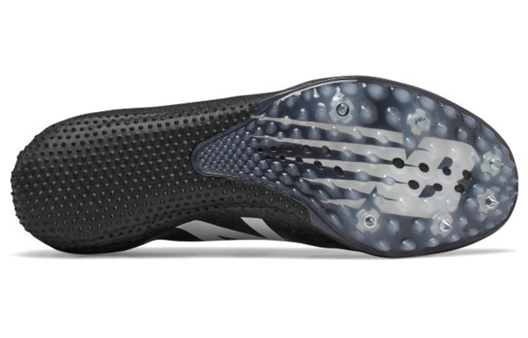 Shop 新百伦 100 v3 碳黑白色跑钉鞋 USD100B3