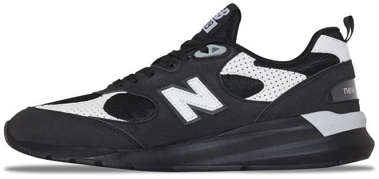 new-balance-109-series-cozy-breathable-low-tops-casual-black-white-ms-109-blk