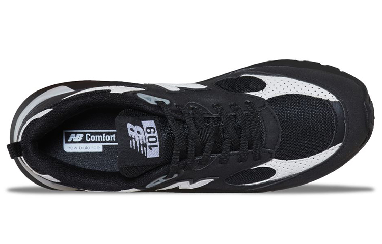 Lookbook New Balance 109 Series Lage Sneakers Ademend Casual Zwart Wit MS109BLK