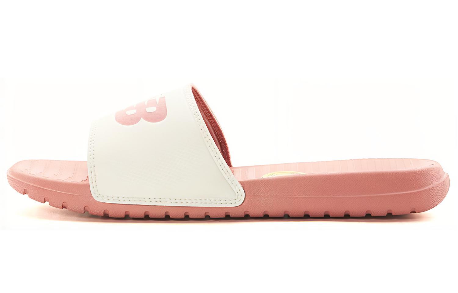 NB 130 Fashion Colorblock Casual Sports Slippers Pink White