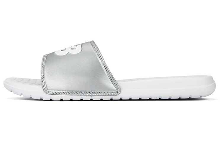 New Balance 130 Slippers Silver White SD130SV
