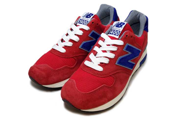Lookbook New Balance 1400 Azul/Rojo M1400APC