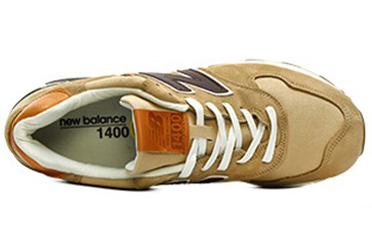 Lookbook New Balance NB 1400 復古 低幫 跑步鞋 男女同款 棕色