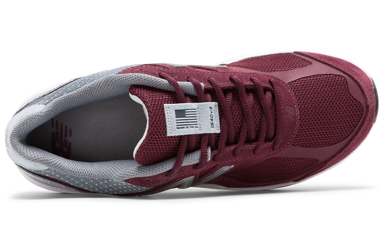 Lookbook New Balance 1540v3 Lelaki USA 2E Wide 'Burgundy Kelabu' M1540BG3