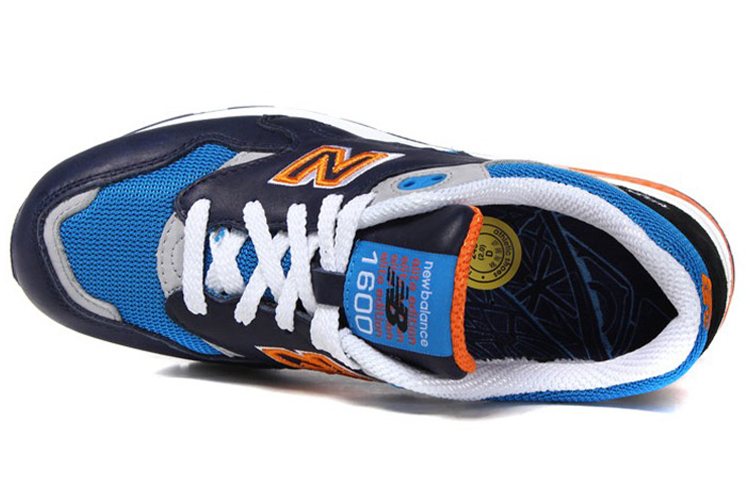 Lookbook New Balance 1600 Seri Low-Top Hitam/Biru CM1600LA