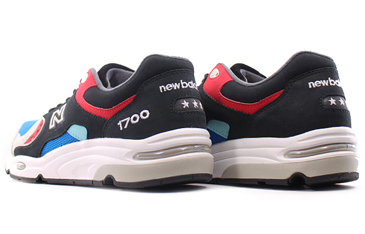 Shop New Balance 1700 Seri Sepatu Rendah Hitam/Merah/Biru CM1700M1
