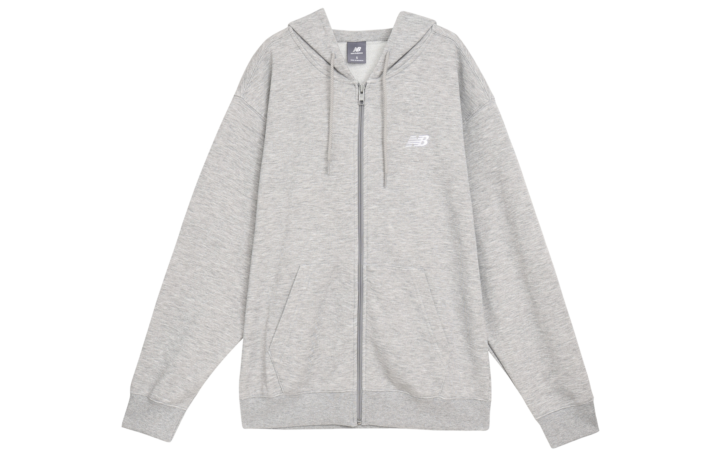 New Balance 1906 Sport Essentials French Terry Full-Zip Hoodie - Gray MJ41501-AG