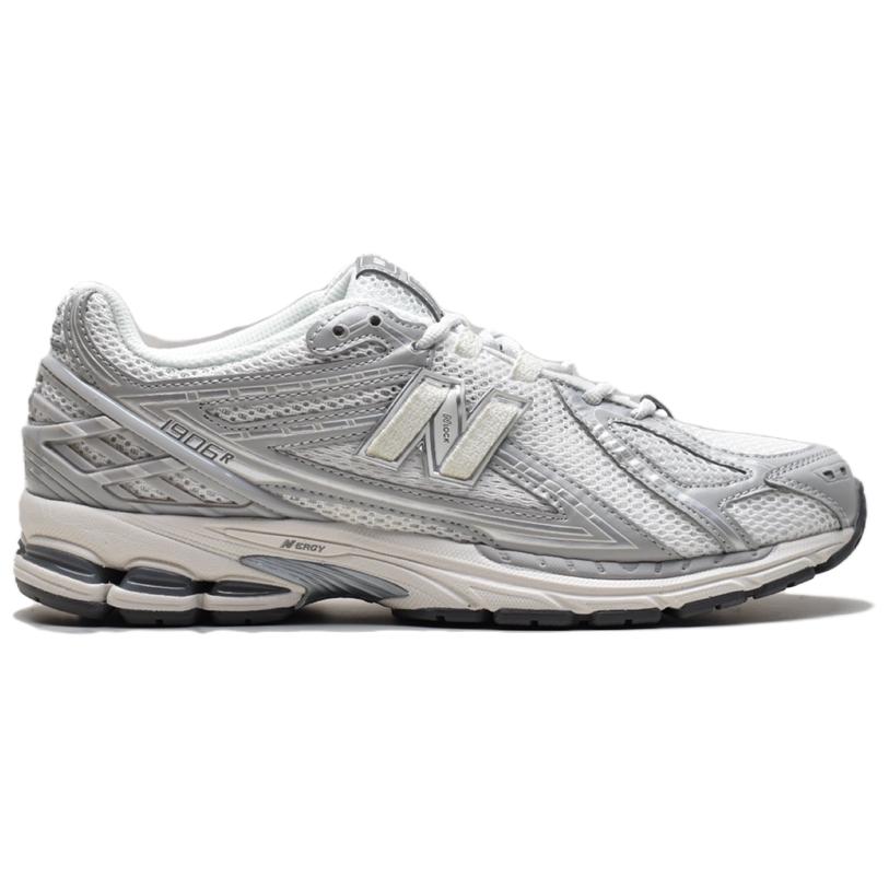 Lookbook 新百伦 NB 1906R 運動 復古防滑耐磨透氣 低幫 休閒跑步鞋 男女同款 銀灰白