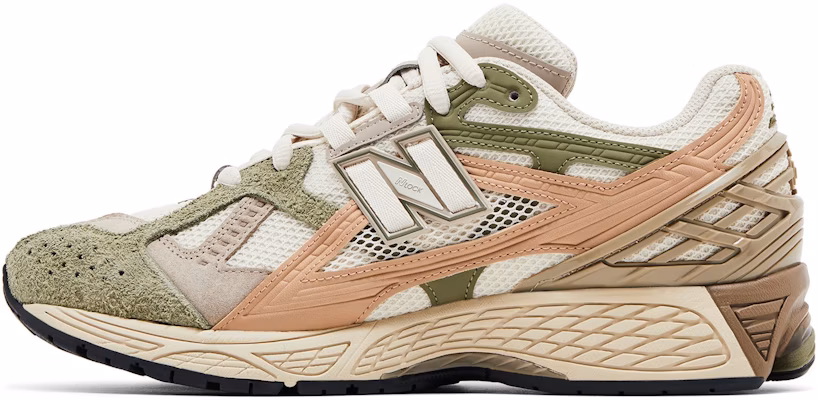 New Balance 1906U 'Linen Dark Olivine' Lelaki Perempuan Kasut M1906NE Lookbook New Balance 1906U 'Linen Dark Olivine' Lelaki Perempuan Kasut M1906NE