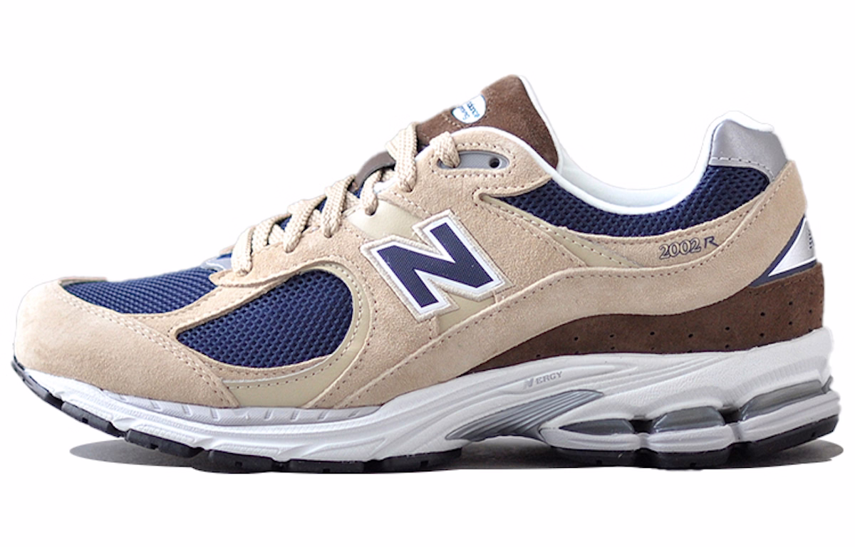 New Balance 2002R Beige Navy Blue ML2002R5