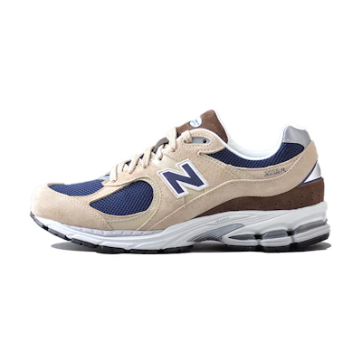 NB 2002R Beige Navy Blue