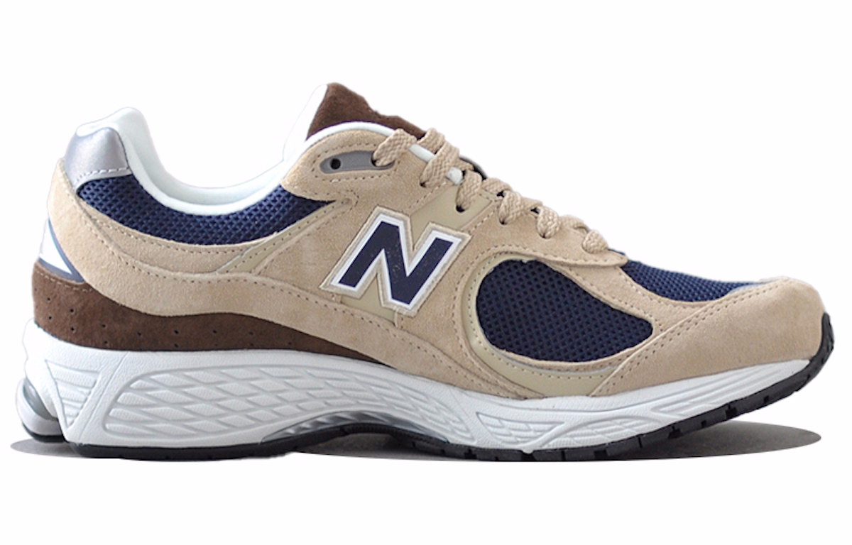 New Balance 2002R Beige Navy Blue ML2002R5