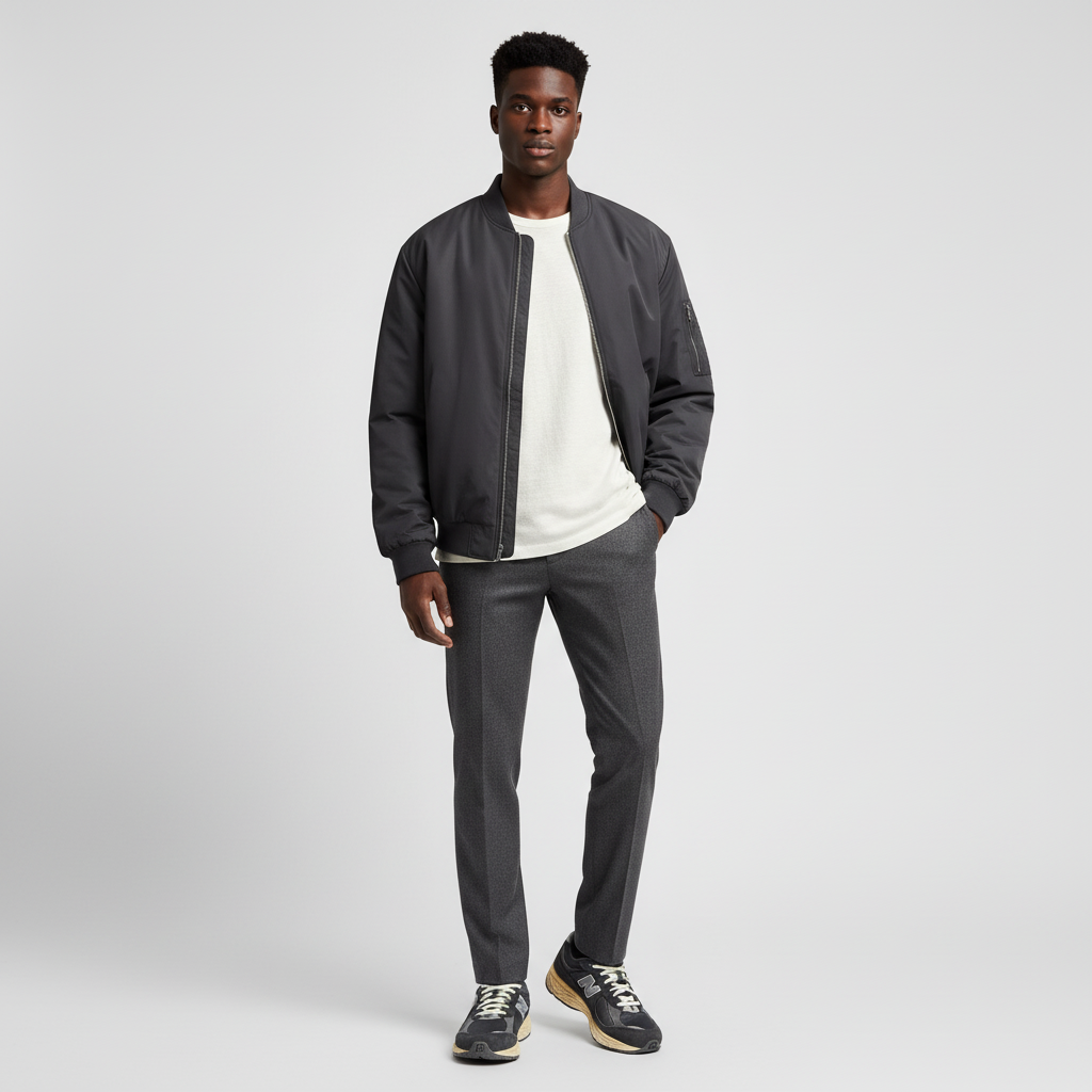 Lookbook New Balance 2002R Hitam Kelabu Gelap M2002RHO