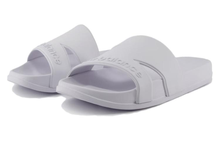 Lookbook New Balance NB 200 休閒輕便 一字拖鞋 男女同款 白色