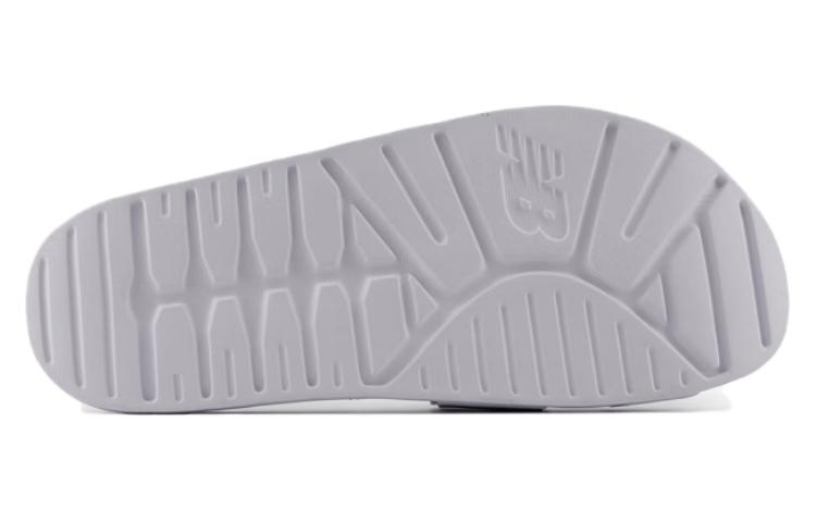 Sizing New Balance NB 200 休閒輕便 一字拖鞋 男女同款 白色