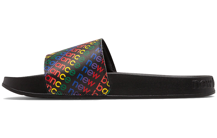 Buy New Balance 自豪系列 200款 拖鞋 彩虹色