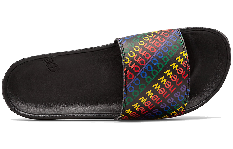 Lookbook New Balance 自豪系列 200款 拖鞋 彩虹色