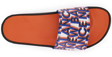 Shop New Balance 200 Slides 'Black Vibrant Orange' SMF200MO