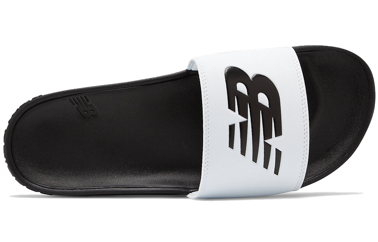 Lookbook New Balance 200系列 休閒簡約拖鞋 黑白