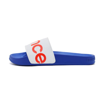 NB 200 Slippers White/Blue/Red