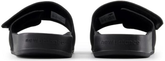 New Balance 舒適時尚 防滑防磨一字拖鞋 男女同款 黑色 Shop New Balance 舒適時尚 防滑防磨一字拖鞋 男女同款 黑色