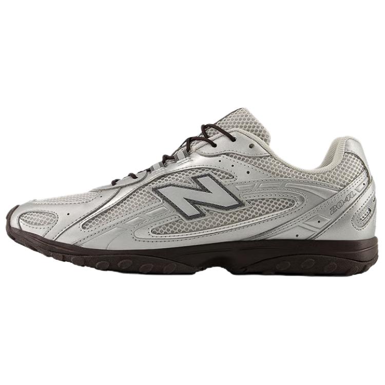 New Balance 204L Comfortable Durable Low-Top Casual Shoes Silver. U204L5LA