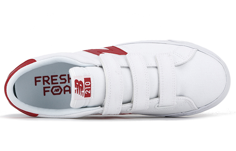 Lookbook New Balance 210 Series Sneakers Wit/Rood AM210VWR