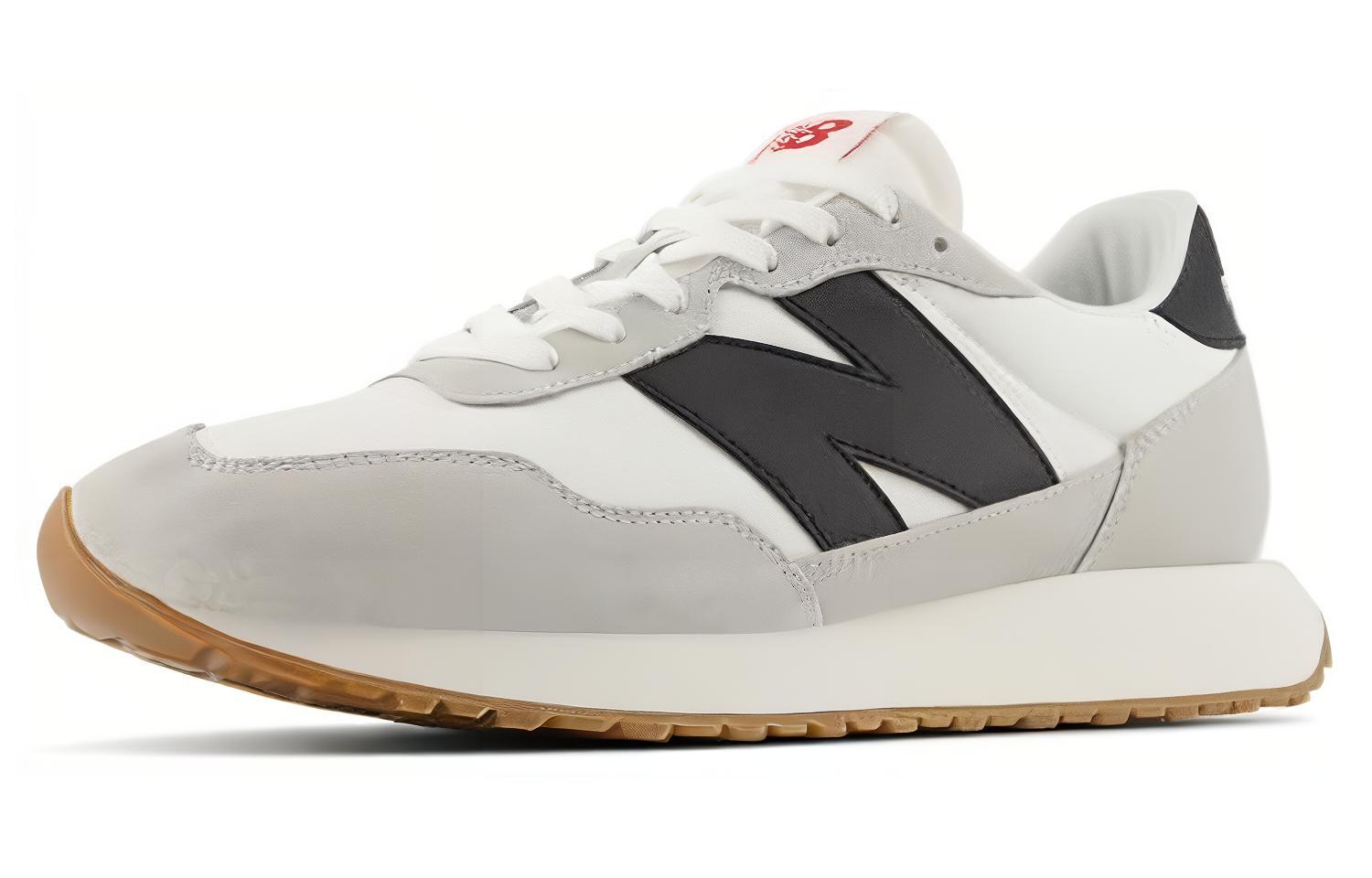 Lookbook New Balance NB 237 V1 轻便簡約 舒適耐磨 低幫 跑步鞋 男款 白色