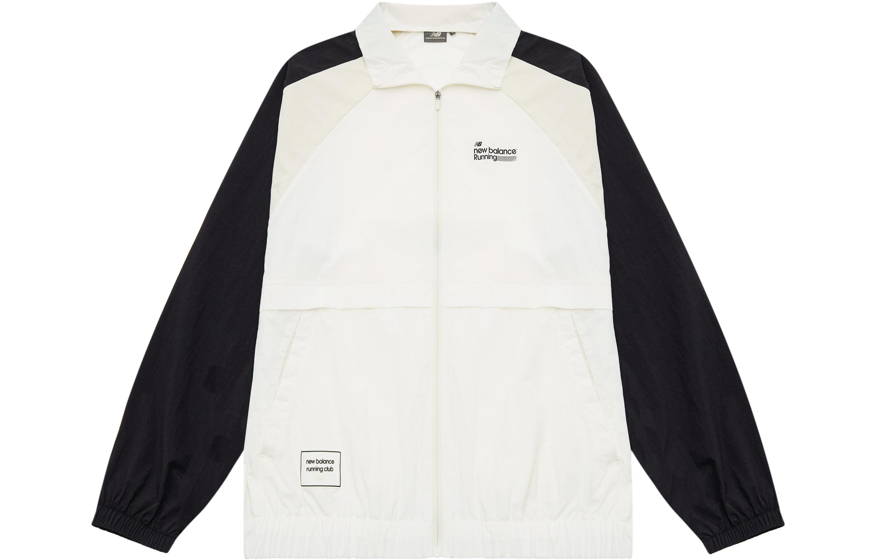 New Balance 23FW Colorblock Letter Print Vintage Track Jacket - White () 5AD37571-WT
