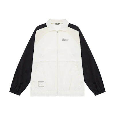 New Balance 23FW Colorblock Letter Print Vintage Track Jacket - White () 5AD37571-WT