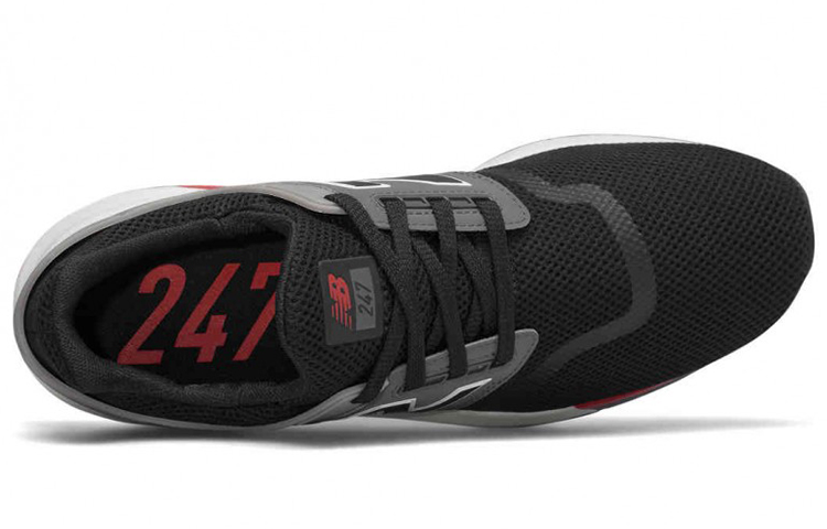 Lookbook New Balance 247 Hitam Abu Merah MS247FB