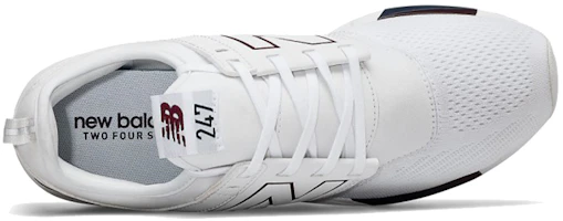 Lookbook New Balance NB 247 經典款低幫跑鞋 男女款 白色