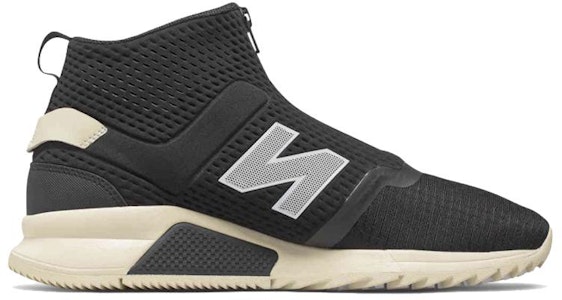 新百倫 247系列 中幫耐磨防滑休閒跑步鞋 黑色米色 Order 新百倫 247系列 中幫耐磨防滑休閒跑步鞋 黑色米色