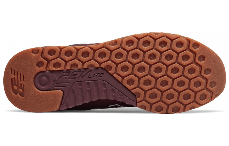 Shop 新百伦247系列减震耐磨防滑低帮红色'酒红色' MRL247HJ