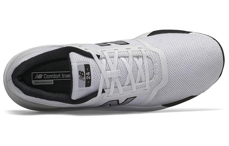 Lookbook New Balance 24 Siri Kasut Rendah Putih/Hitam MS24WB2